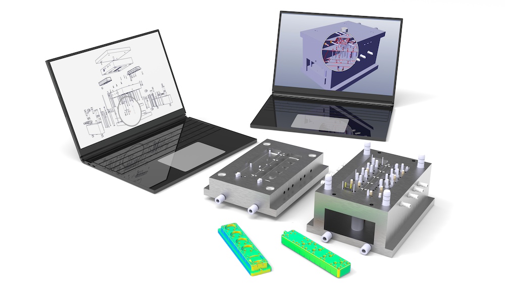 Engineer operating advanced injection mold machinery at MFG One's facility to ensure precision production