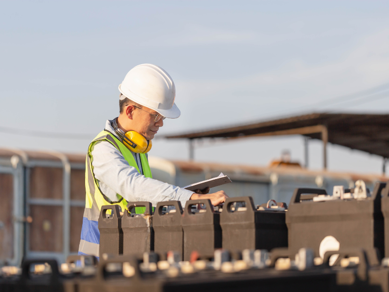 box build battery produced through renewable energy manufacturing services