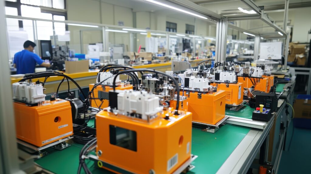 contract manufacturing services assembly line