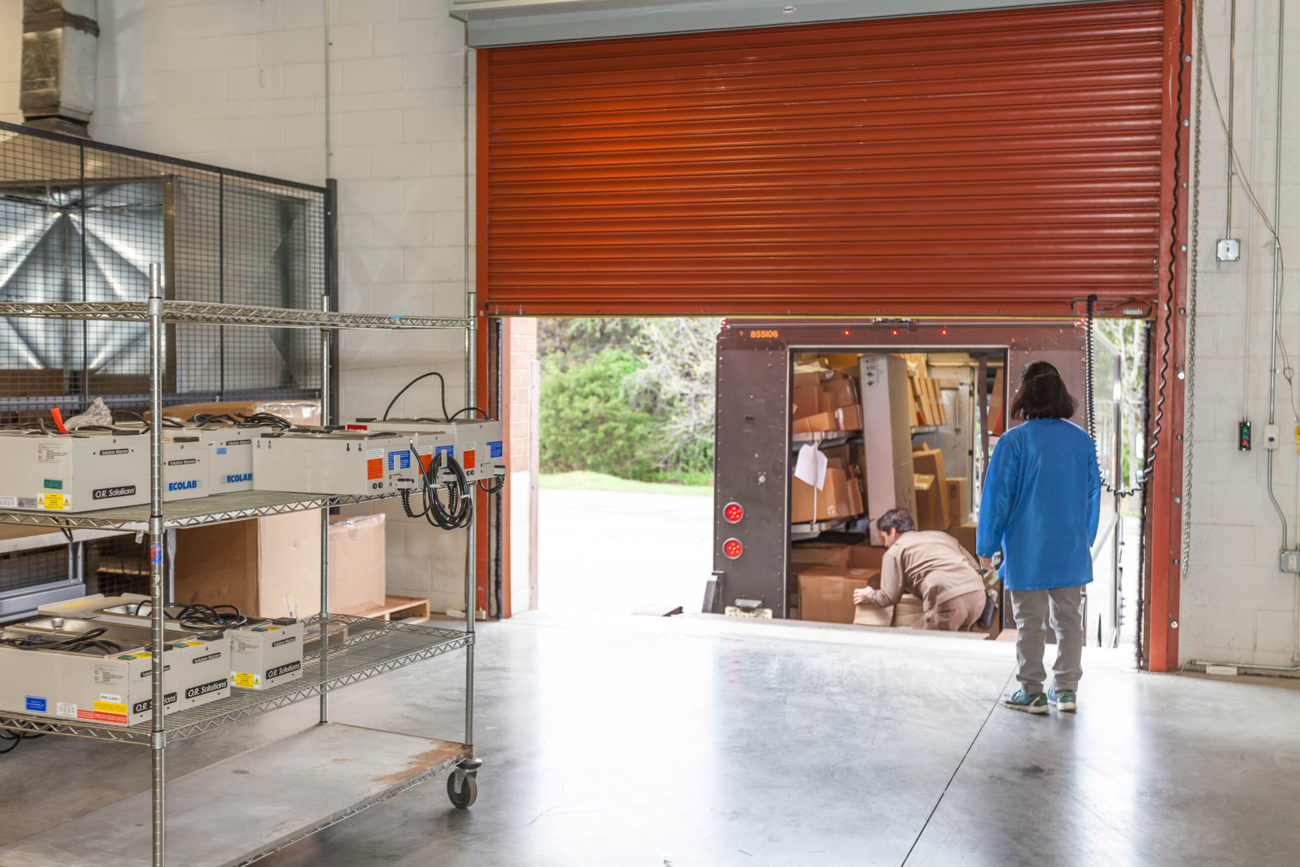 Woman preparing to inventory new material sources as part of MFG One’s custom manufacturing services